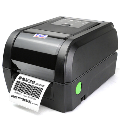 TSC TX600二维码不干胶标签打印机